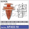 FASTENERS PKT 10 AF433-10 - Nice Products | Universal Auto Spares