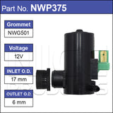 Washer Pump NWP375 - Nice Products | Universal Auto Spares