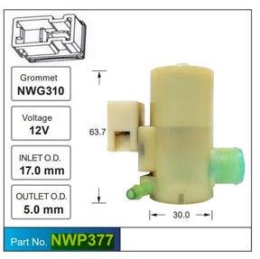 Washer Pump NWP377 - Nice Products | Universal Auto Spares