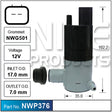 Washer Pump NWP376 - Nice Products | Universal Auto Spares