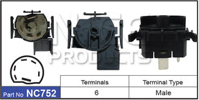 Ignition Switch NC752 - Nice Products | Universal Auto Spares