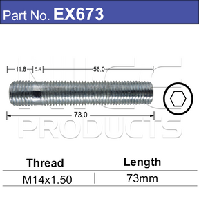 Stud Extension EX673 - Nice Products | Universal Auto Spares