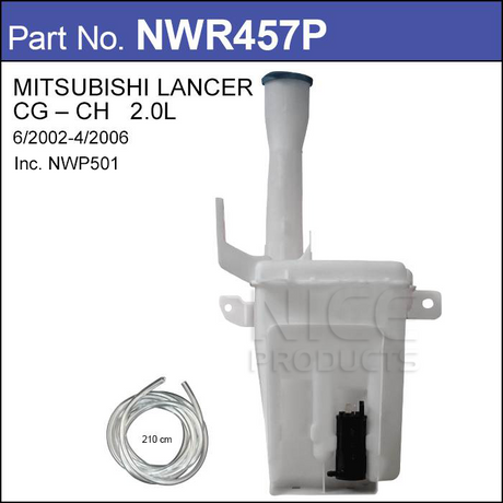 Washer Reservoir & Pump NWR457P - Nice Products | Universal Auto Spares