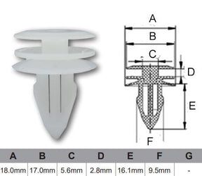 Fasteners Bag 1000 AF448-1000 - Nice Products | Universal Auto Spares