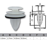 FASTENERS Bag 1000 AF482-1000 - Nice Products | Universal Auto Spares