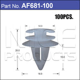 FASTENERS Bag 100 AF681-100 - Nice Products | Universal Auto Spares