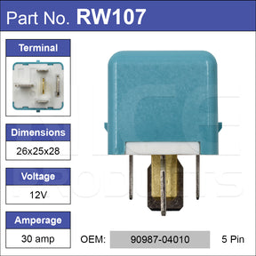 Relay RW107 - Nice Products | Universal Auto Spares