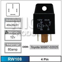 Relay RW108 - Nice Products | Universal Auto Spares