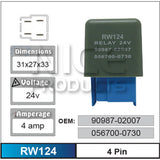 Relay RW124 - Nice Products | Universal Auto Spares