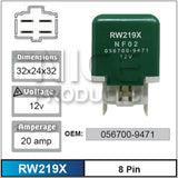 Relay RW219X - Nice Products | Universal Auto Spares