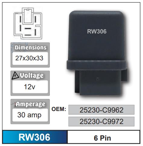 Relay RW306 - Nice Products | Universal Auto Spares