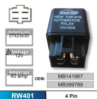 Relay RW401 - Nice Products | Universal Auto Spares