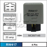 Relay RW417 - Nice Products | Universal Auto Spares