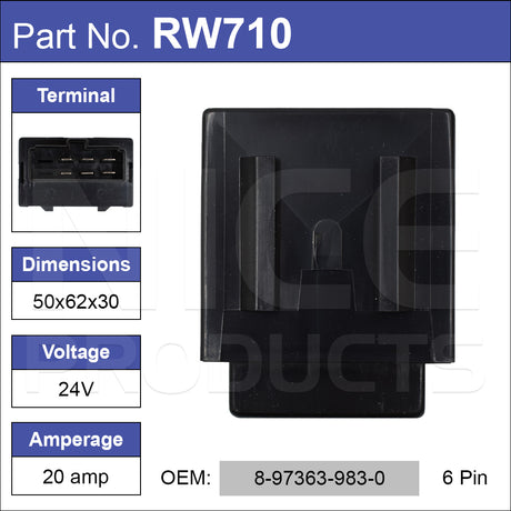 Relay RW710 - Nice Products | Universal Auto Spares