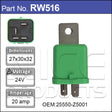 Relay RW516 - Nice Products | Universal Auto Spares