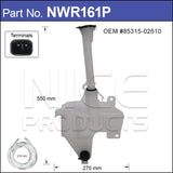 Washer Bottle With Washer Pump NWR161P - Nice Products | Universal Auto Spares
