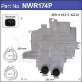 Washer Bottle With Washer Pump NWR174P - Nice Products | Universal Auto Spares