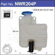 Washer Bottle With Washer Pump NWR204P - Nice Products | Universal Auto Spares