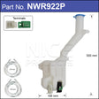 Washer Bottle With Washer Pump NWR922P - Nice Products | Universal Auto Spares