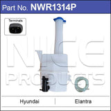 Washer Bottle With Washer Pump NWR1314P - Nice Products | Universal Auto Spares