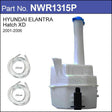Washer Bottle With Washer Pump NWR1315P - Nice Products | Universal Auto Spares