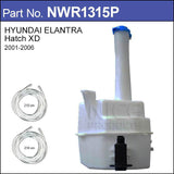 Washer Bottle With Washer Pump NWR1315P - Nice Products | Universal Auto Spares