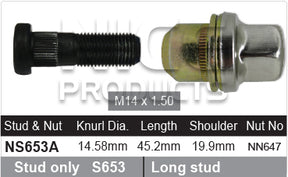 Stud & Nut NS653A - Nice Products | Universal Auto Spares