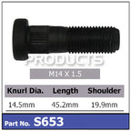 Wheel Stud S653 - Nice Products | Universal Auto Spares