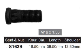 Wheel Stud S1639 - Nice Products | Universal Auto Spares