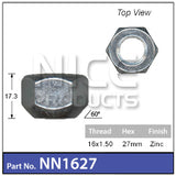 Wheel Nut NN1627 - Nice Products | Universal Auto Spares