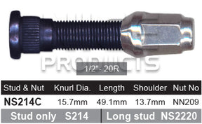 Stud & Nut NS214C - Nice Products | Universal Auto Spares