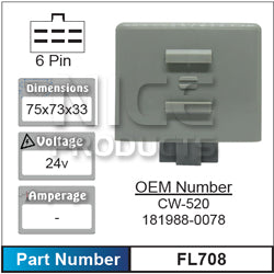 FLASHER RELAY FL708 - Nice Products | Universal Auto Spares