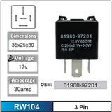 FLASHER RELAY RW104 - Nice Products | Universal Auto Spares