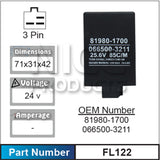 FLASHER RELAY FL122 - Nice Products | Universal Auto Spares