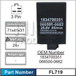 FLASHER RELAY FL719 - Nice Products | Universal Auto Spares