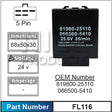 FLASHER RELAY FL116 - Nice Products | Universal Auto Spares