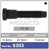 Wheel Stud S203 - Nice Products | Universal Auto Spares