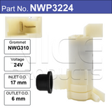 Washer Pump NWP3224 - Nice Products | Universal Auto Spares