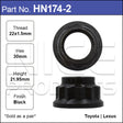 Hub Nut Pair HN174-2 - Nice Products | Universal Auto Spares