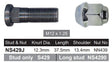 Stud & Nut NS429J - Nice Products | Universal Auto Spares