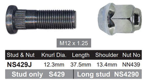 Stud & Nut NS429J - Nice Products | Universal Auto Spares
