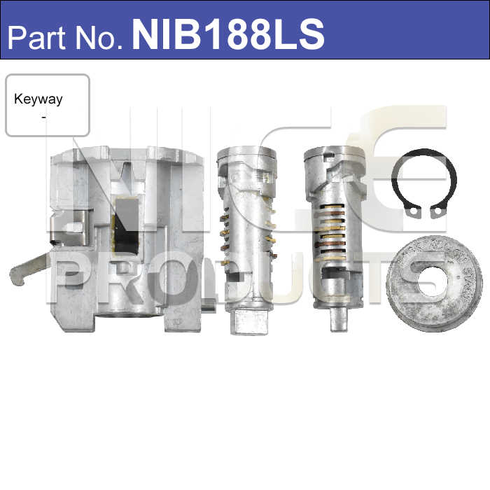 Ignition Barrel NIB188LS - Nice Products | Universal Auto Spares