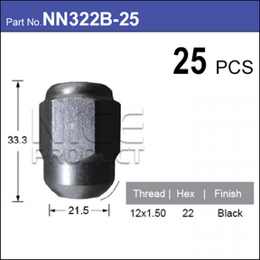 Wheel Nut NN322B-25 - Nice Products | Universal Auto Spares