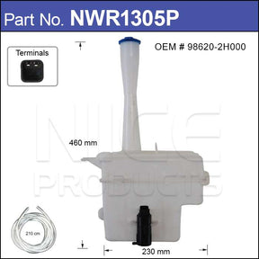 WINDSHIELD WASHER NWR1305P - Nice Products | Universal Auto Spares