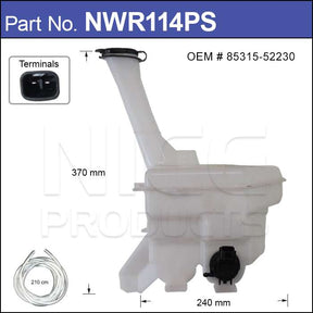 WINDSHIELD WASHER NWR114PS - Nice Products | Universal Auto Spares