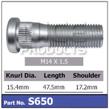 Wheel Stud S650 - Nice Products | Universal Auto Spares