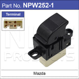 Power Window Switch NPW252-1 - Nice Products | Universal Auto Spares