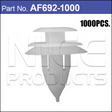 FASTENERS Pkt 1000 AF692-1000 - Nice Products | Universal Auto Spares