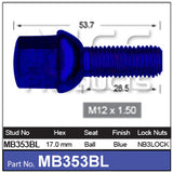 HEX BOLT MB353BL - Nice Products | Universal Auto Spares