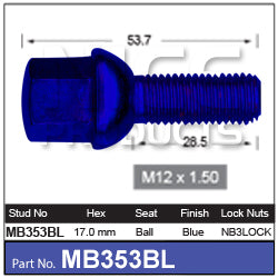 HEX BOLT MB353BL - Nice Products | Universal Auto Spares